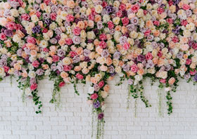 Décoration florale -des-murs